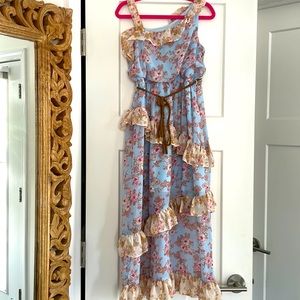 Floral maxi dress size 10